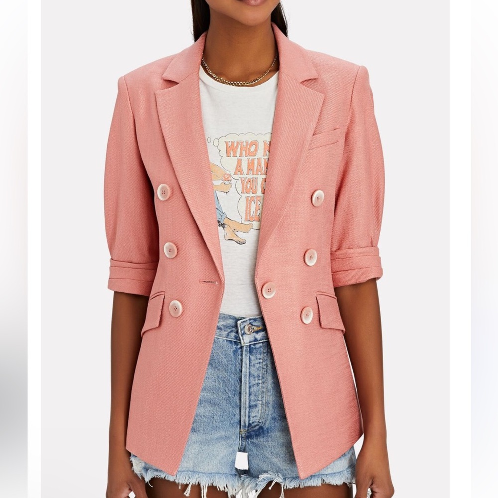 Veronica Beard Pink Rosewood Odile Dickey Jacket Blazer NWOT